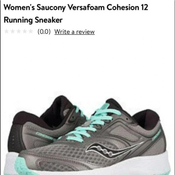 Saucony cohesion12 versa 8.5 gray running sneakers - Picture 8 of 8